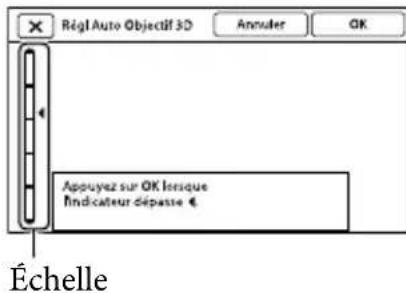 SONY DEV5K - Réglez l'objectif 3D. - 1