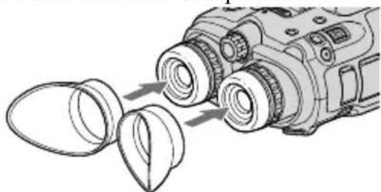 SONY DEV5K - Fixation des grands œilletons de viseurs (DEV-5/5K) - 1