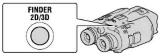 SONY DEV5K - Pour basculer alternativement les viseurs entre l'affichage 2D et 3D - 1