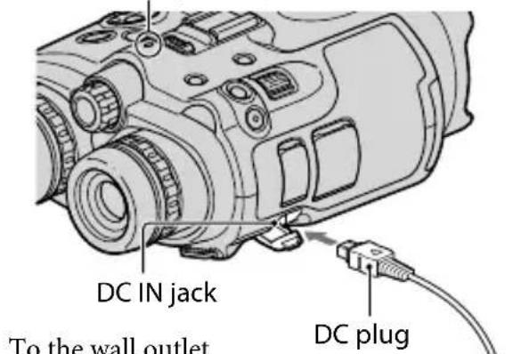 SONY DEV5K - Charging the battery pack installed into this product - 5
