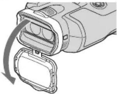 SONY DEV5K - Attaching the lens cover (DEV-5/5K) - 2
