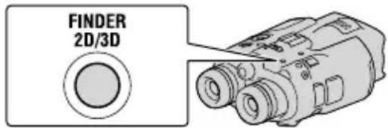 SONY DEV5K - To switch the viewfinder display between 2D and 3D - 1