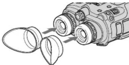 SONY DEV5K - Montaje del ocular grande (DEV-5/5K) - 1