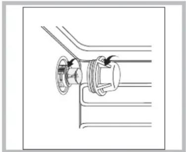 HOTPOINT-ARISTON MH 99.1 IXHA - Vervangen van het lampje - 1