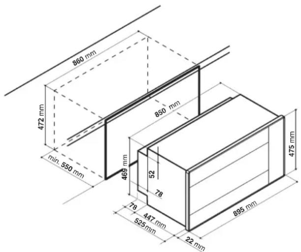 HOTPOINT-ARISTON MH 99.1 IXHA - Fixação - 2