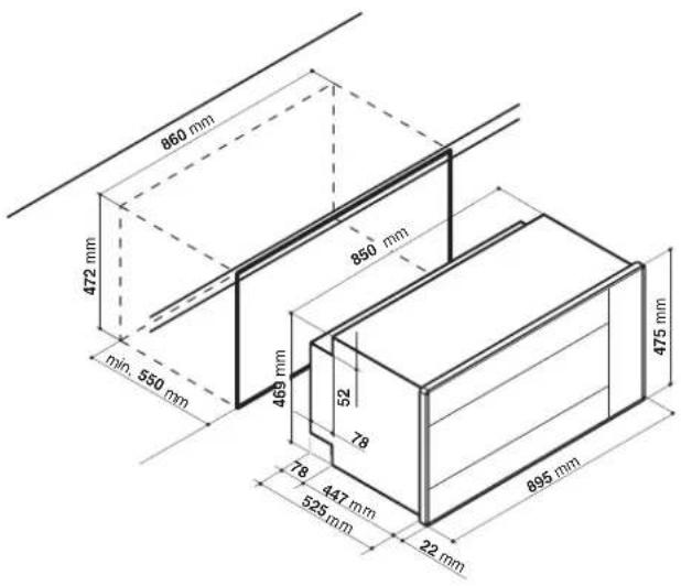 HOTPOINT-ARISTON MH 99.1 IXHA - Fastening the oven - 2