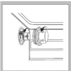 HOTPOINT-ARISTON MH 99.1 IXHA - Sustituir la bombilla - 1