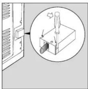 HOTPOINT-ARISTON MH 99.1 IXHA - Opening the terminal board: - 1