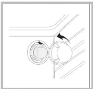 INDESIT FIMB 51K.A IX - Sostituire la lampadina - 1