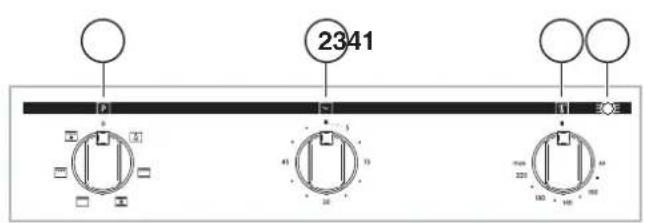 INDESIT FIMB 51K.A IX - Panel de control - 2