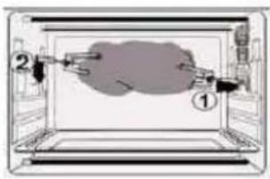 BRANDT FC405MHW - Rotisserie function - 3