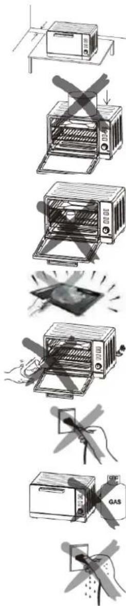 BRANDT FC405MHW - Installing your oven in complete safety - 1