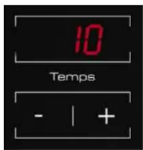 BRANDT FC405MHW - Cooking time setting - 1