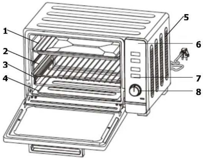 BRANDT FC405MHW - Description of your appliance - 1