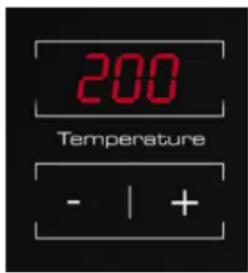 BRANDT FC405MHB - b) Temperature control - 1