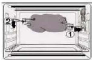 BRANDT FC405MHB - Rotisserie function - 3