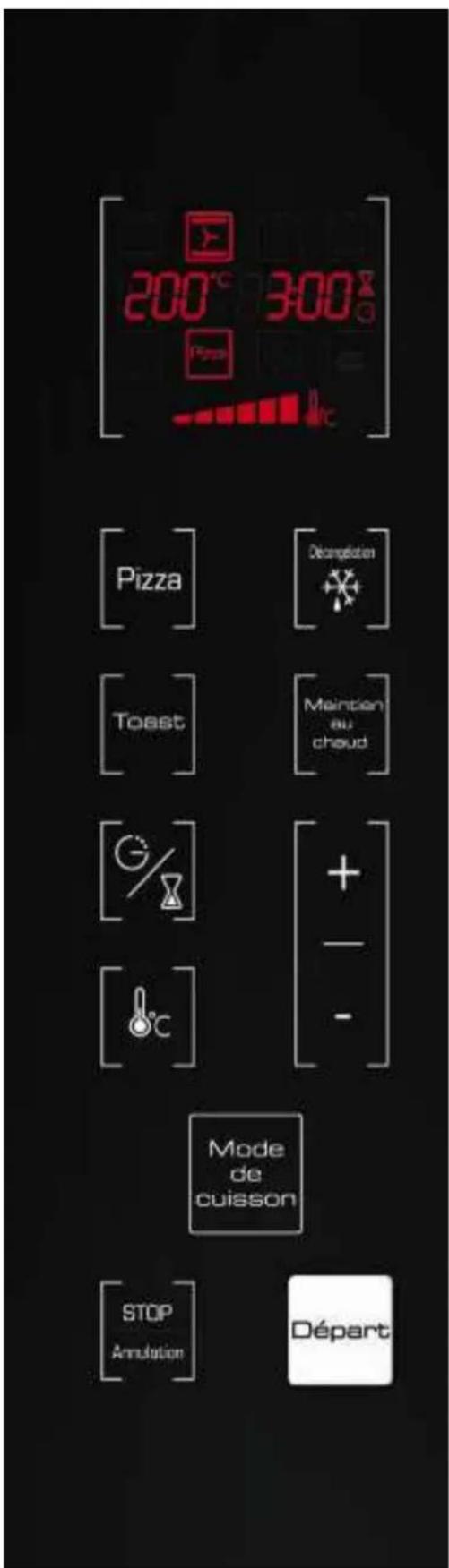 BRANDT FC405MES - Description of the control panel - 1