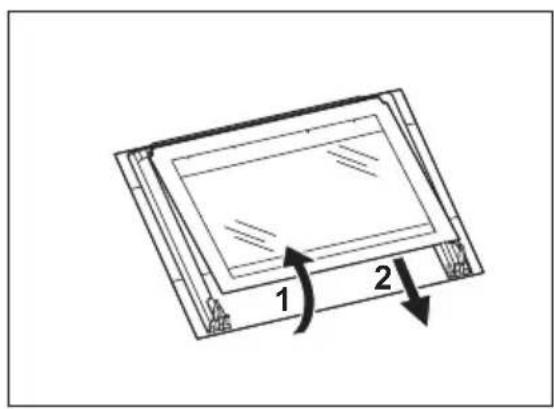 ELECTROLUX EOY5851FAX - De ovendeur en de glasplaat verwijderen - 7