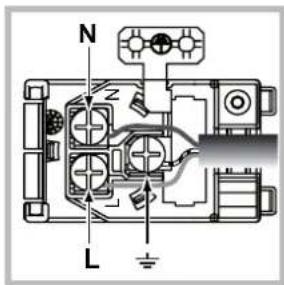INDESIT IFG 63 K.A (WH) S - Montaggio del cavo di alimentazione - 2