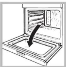 INDESIT IFG 63 K.A (WH) S - De ovendeur reinigen - 1