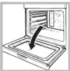 INDESIT IFG 63 K.A (WH) S - Limpeza da porta - 1