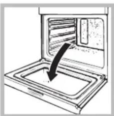 INDESIT IFG 63 K.A (WH) S - Nettoyage de la porte - 1