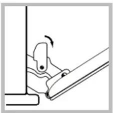 INDESIT IFG 63 K.A (WH) S - Cleaning the oven door - 2