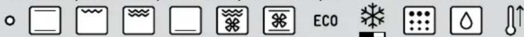 TEKA HSB 635 P - Function selector symbols - 4