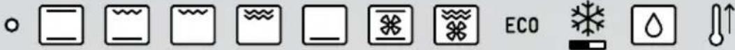 TEKA HSB 635 P - Function selector symbols - 5