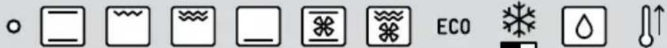 TEKA HSB 630 P - Function selector symbols - 2