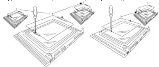 CATA LC 890 D BK - Вид дверцы А - 1