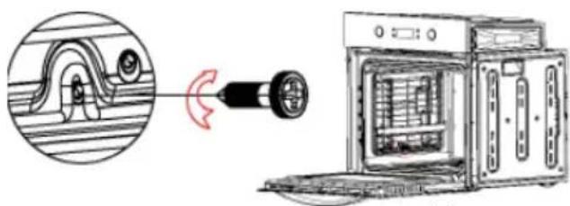 CATA LC 8110 PYR - 请根据以下说明取出烤箱内腔配件： - 1
