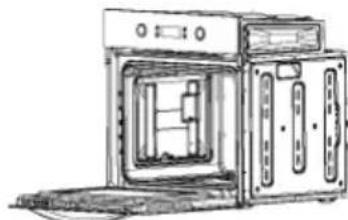 CATA LC 8110 PYR - Hinweis: Der Garraum und das Backblech sind emailiert; gehen Sie beim Ein- und Ausbau vorsichtig vor, um Beschädigungen an der Beschichtung zu vermeiden. - 4