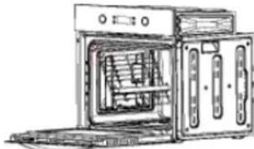 CATA LC 8110 PYR - Hinweis: Der Garraum und das Backblech sind emailiert; gehen Sie beim Ein- und Ausbau vorsichtig vor, um Beschädigungen an der Beschichtung zu vermeiden. - 3