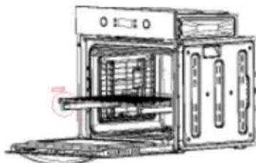 CATA LC 8110 PYR - Hinweis: Der Garraum und das Backblech sind emailiert; gehen Sie beim Ein- und Ausbau vorsichtig vor, um Beschädigungen an der Beschichtung zu vermeiden. - 6