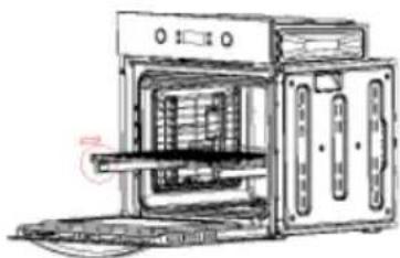 CATA LC 8110 PYR - 请根据以下说明取出烤箱内腔配件： - 6