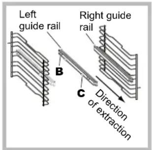 HOTPOINT FKQ 898E C.20 HA - Sliding rack kit assembly - 2
