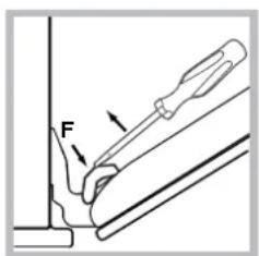 HOTPOINT FK 89E C XHA S - Limpeza da porta - 2