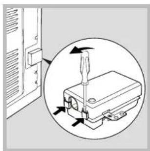 HOTPOINT FK 89E C XHA S - Fitting the power supply cable - 1