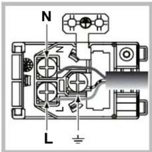 HOTPOINT FK 89E C XHA S - Montarea cablului de alimentare - 2