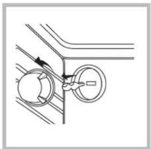 HOTPOINT FK 89E C XHA S - Replacing the light bulb - 1