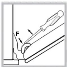 HOTPOINT FK 898E C.20 XHA - Pulire la porta - 2