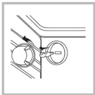 HOTPOINT FK 1039E .20 XHA S - Sustituir la bombilla - 1