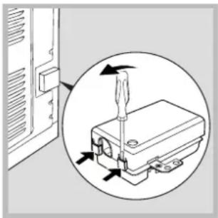 HOTPOINT FK 1039E .20 XHA S - Montaje del cable de alimentacion electrica - 1