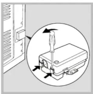 HOTPOINT FK 1039E .20 XHA S - Fitting the power supply cable - 1