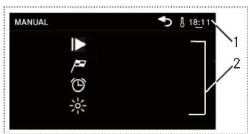 FRANKE FS 982 M - Ansicht Untermenü - 1