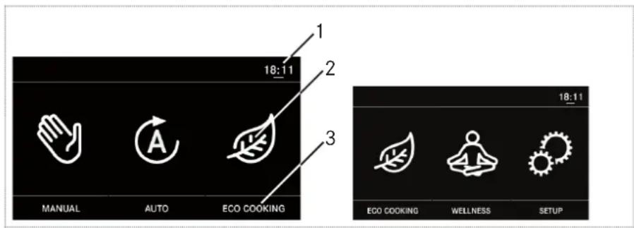 FRANKE FS 982 M - Menu icons on display - 1