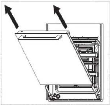FRANKE FS 982 M - Ovendeur verwijderen - 4