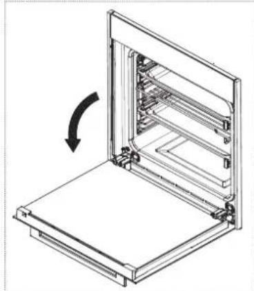FRANKE FS 982 M - Retrait et nettoyage du panneau de verre interne de la porte du four - 1