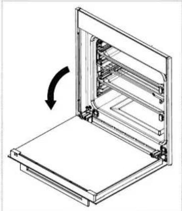 FRANKE FS 913 P - Removing the oven door - 1